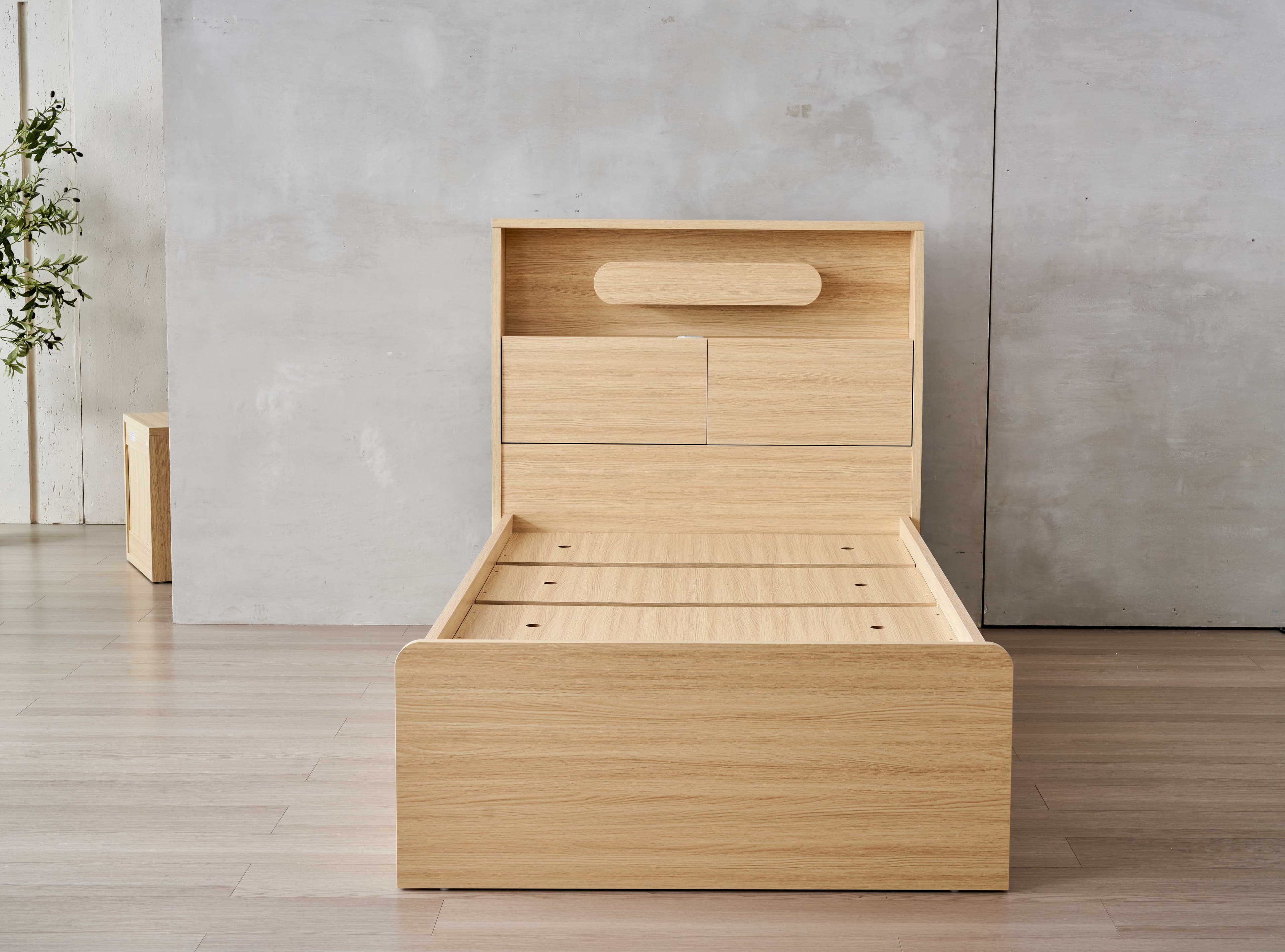 Lifestyle image of the  Nova Alpine Oak Ksb Trundle from Forty Winks