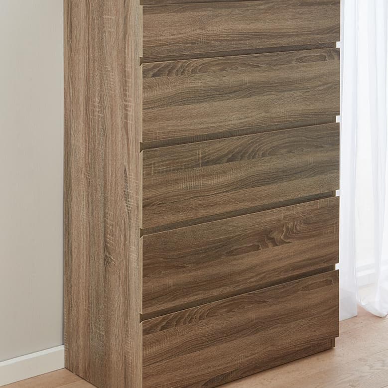 Lifestyle image of the  Ellipse Mocha Tallboy W/Mirror Box from Forty Winks
