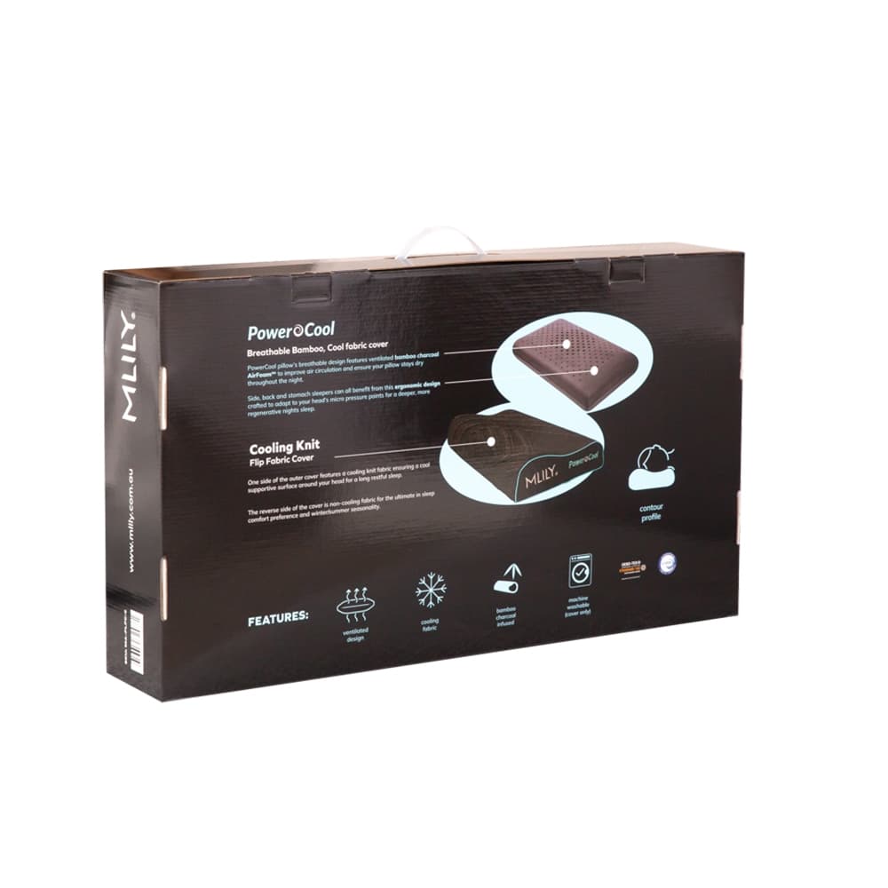 Product image of the  Mlily Power Cool Pillow Contour (70X40X10/12) from Forty Winks