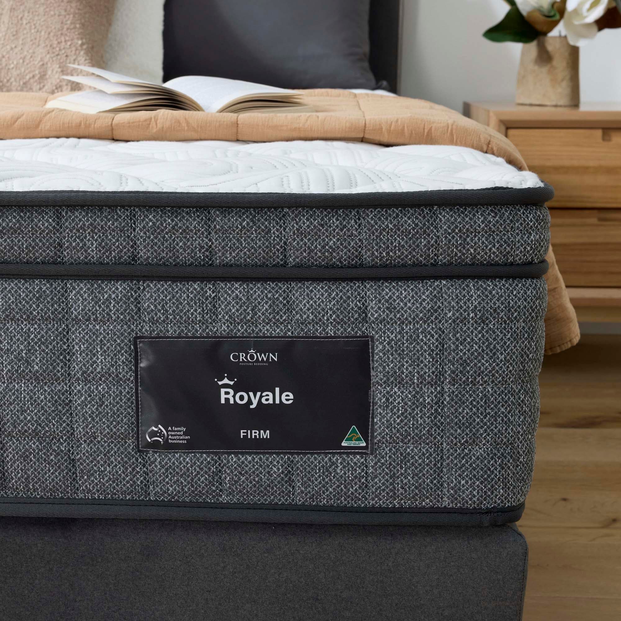 Lifestyle image of the  Royale Firm Qb Mattress from Forty Winks