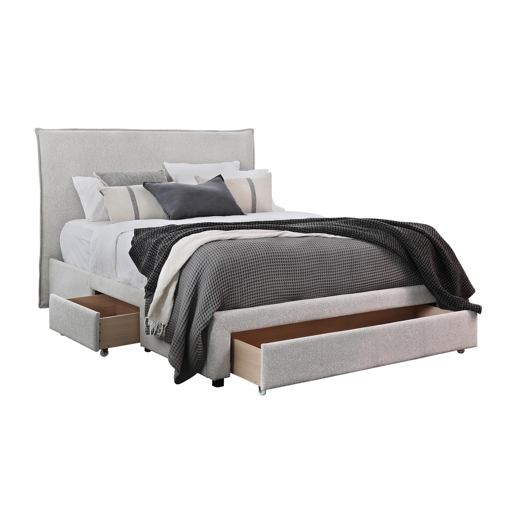 Lifestyle image of the  Hotham Qb Bed W/3 Drawers Base from Forty Winks