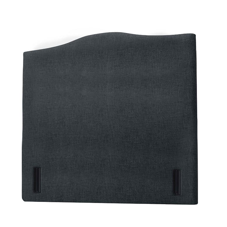 Lifestyle image of the  Ariel Plain Qb Bedhead (Graphite) from Forty Winks