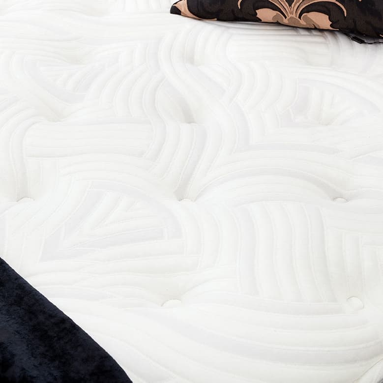 Lifestyle image of the  Myside Gen 7 Qb Mattress Gold/Blue from Forty Winks
