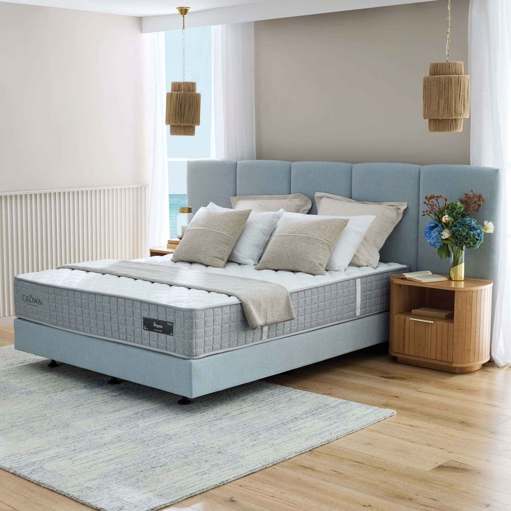 Lifestyle image of the  Physio Super Firm Qb Mattress from Forty Winks