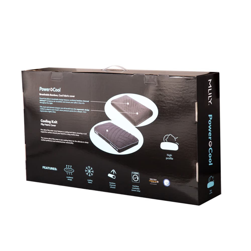 Detail image of the  Mlily Power Cool Pillow High Profile from Forty Winks