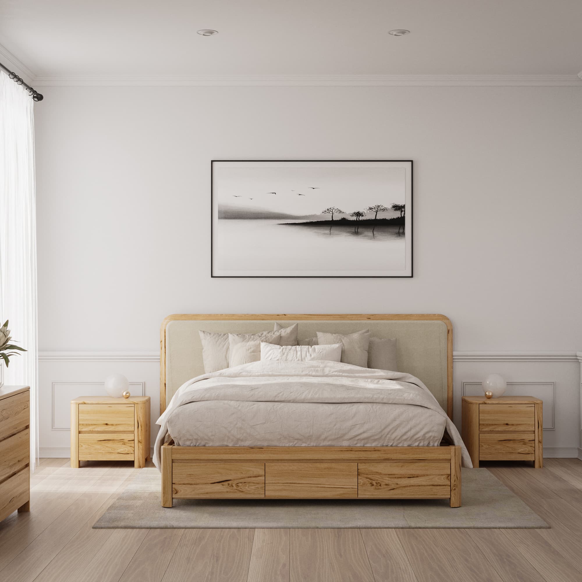 Lifestyle image of the Tate Bedside from Forty Winks