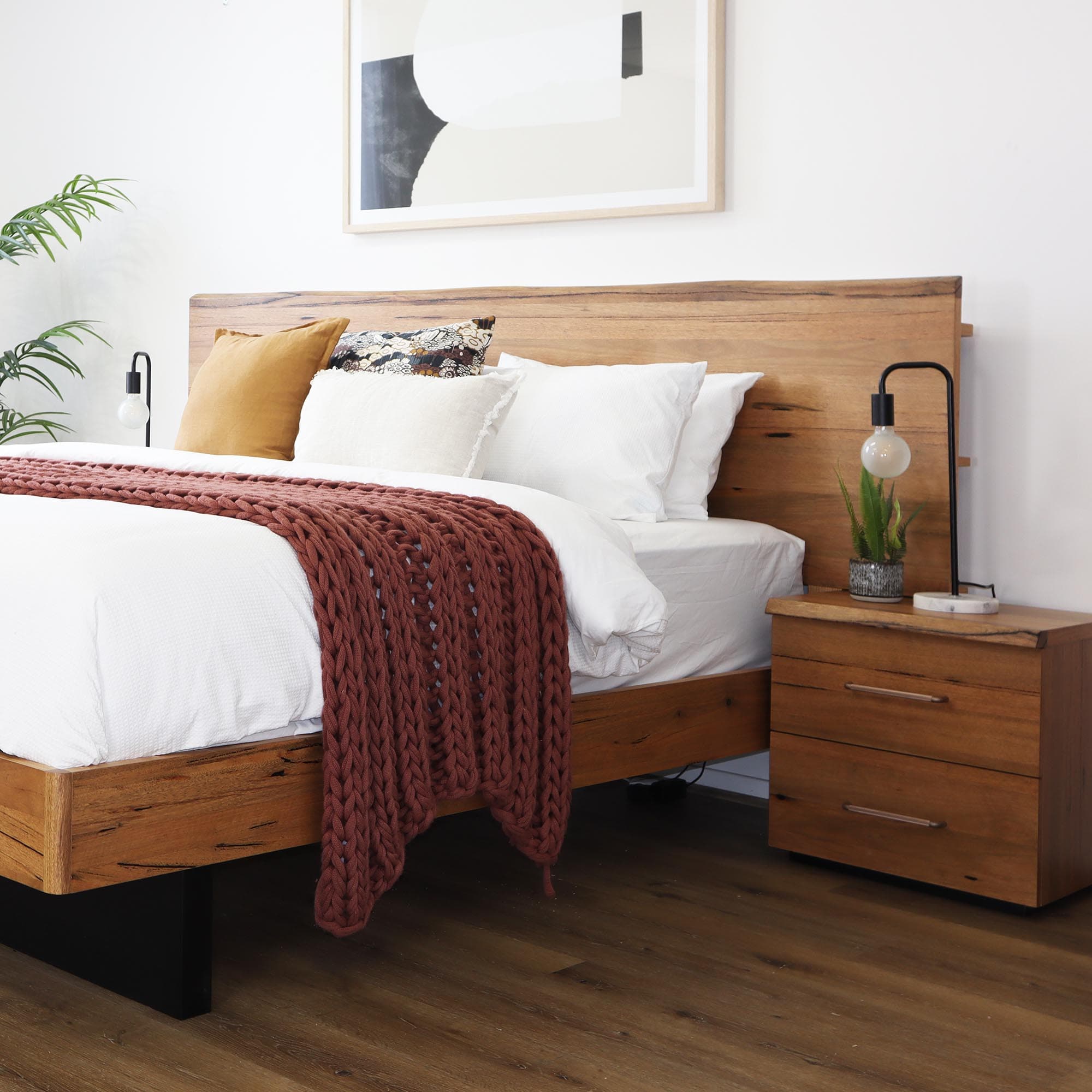 Lifestyle image of the  San Remo Qb Bed from Forty Winks