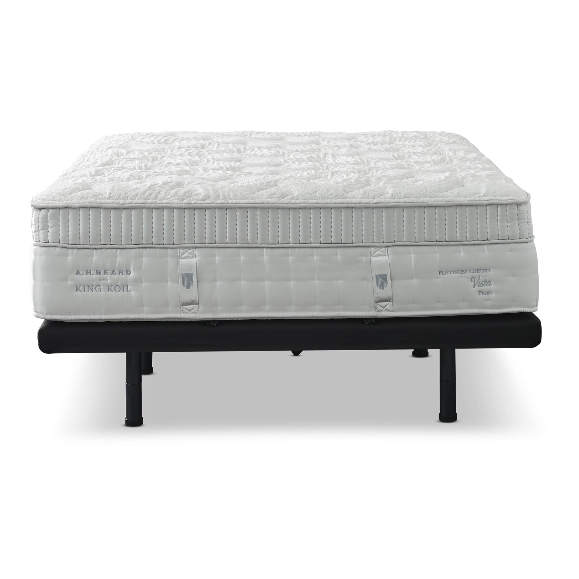 Detail image of the  Platinum Luxury Vista Plush Qb Mattress from Forty Winks