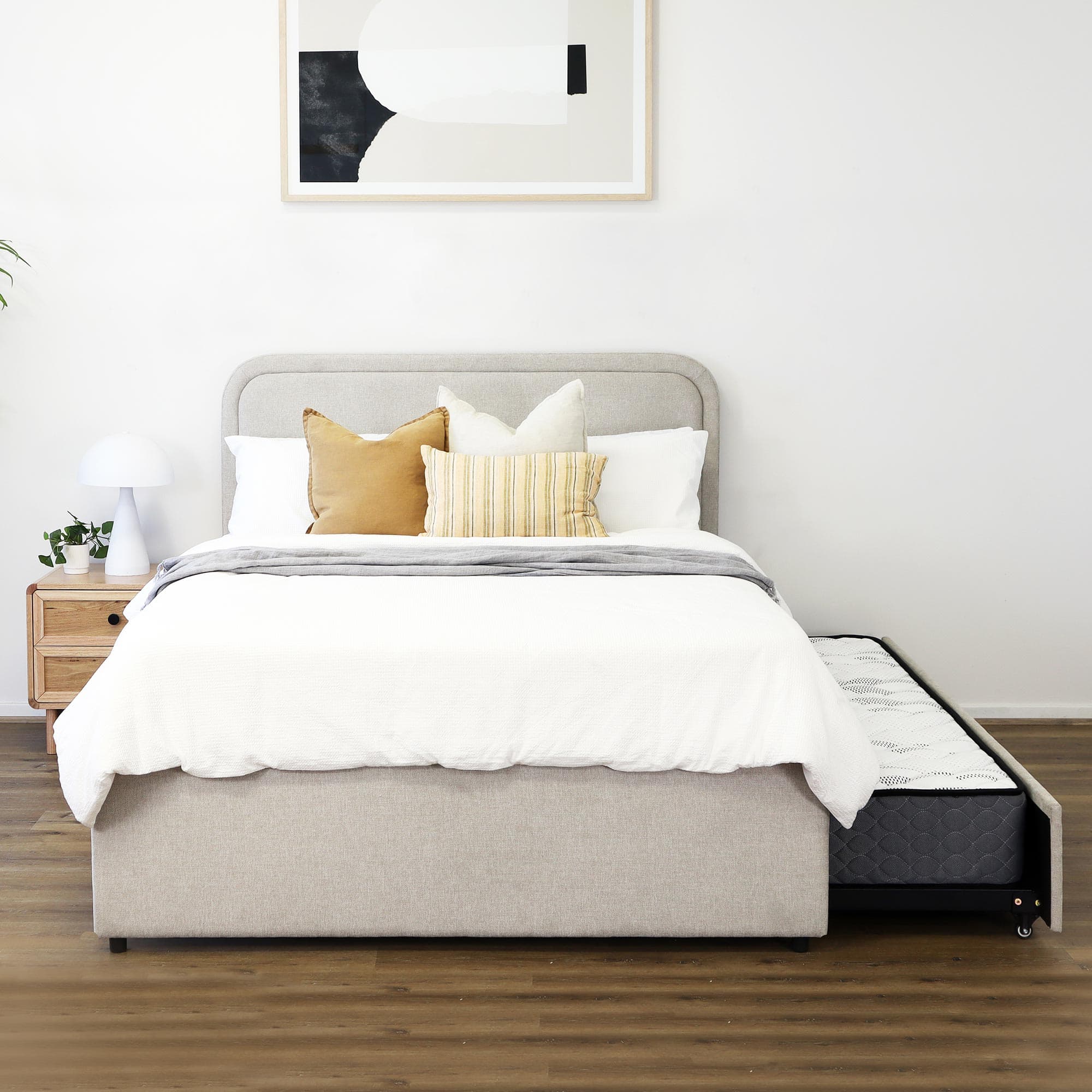 Lifestyle image of the  Eden Qb Bed W/Trundle from Forty Winks