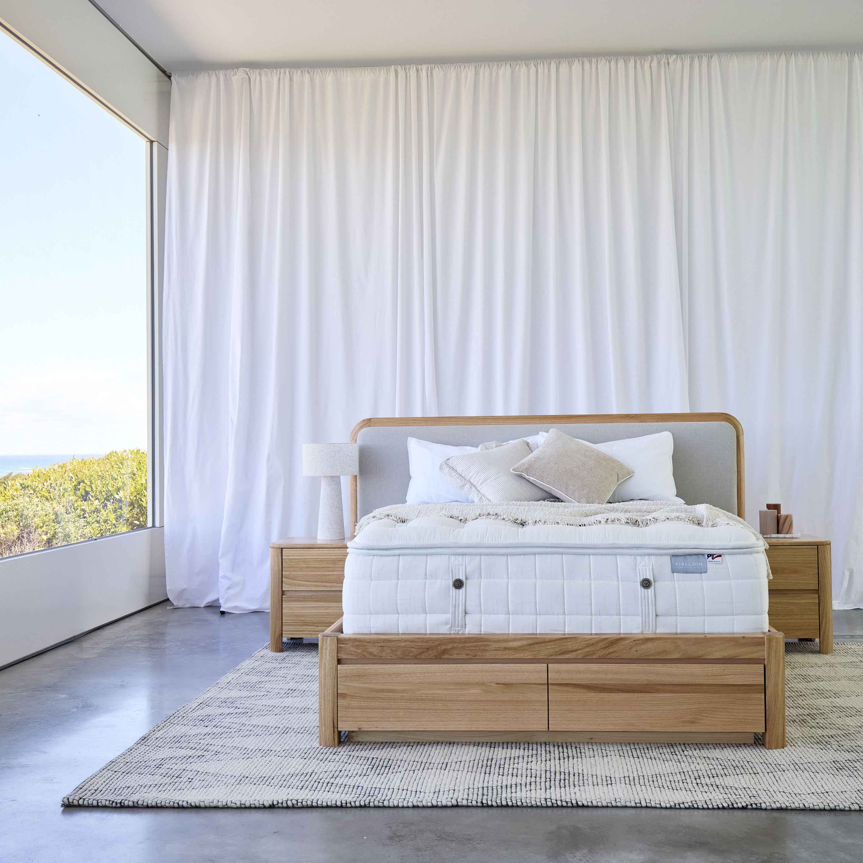 Lifestyle image of the  Aireloom Karpen Lily Luxury Firm Qb Mattress from Forty Winks