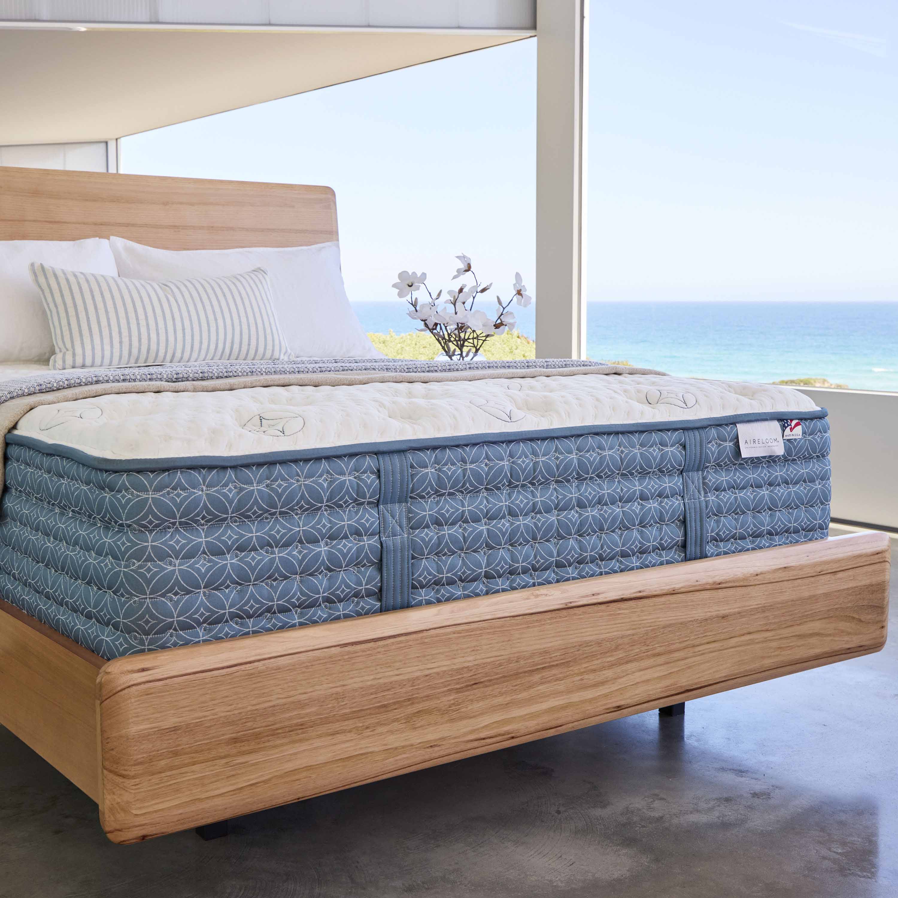 Lifestyle image of the  Aireloom Streamline Plush Qb Mattress from Forty Winks