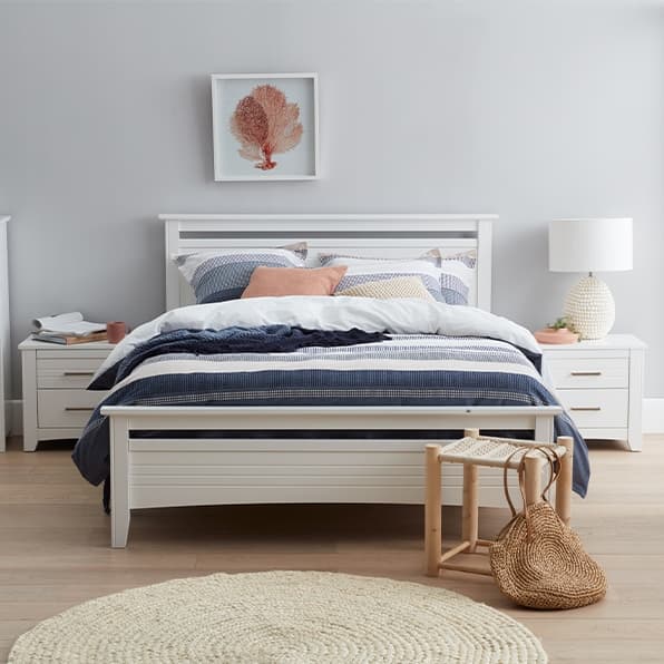 3D image of the  Jenna Bedside Table 2 Drw from Forty Winks