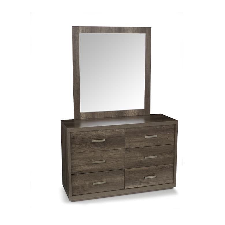 Lifestyle image of the  Arc Dresser 6 Drw & Mirror from Forty Winks