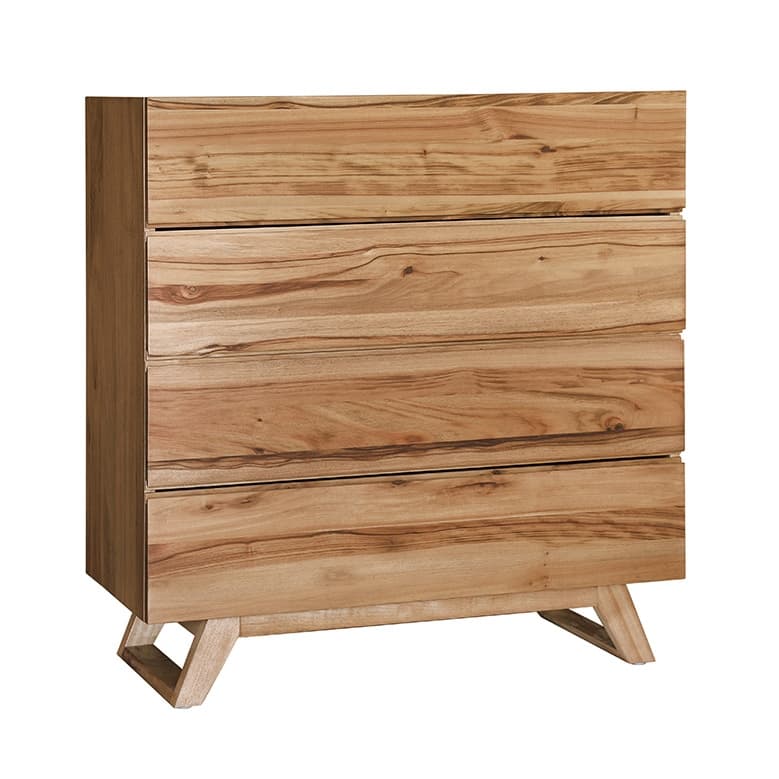 Lifestyle image of the  Byron Tallboy 4 Drawer from Forty Winks