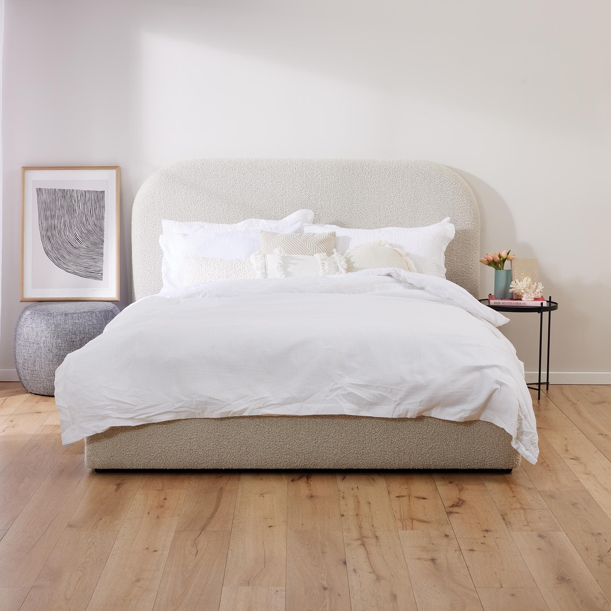 3D image of the Verona Bed Set 5Pce Qb from Forty Winks