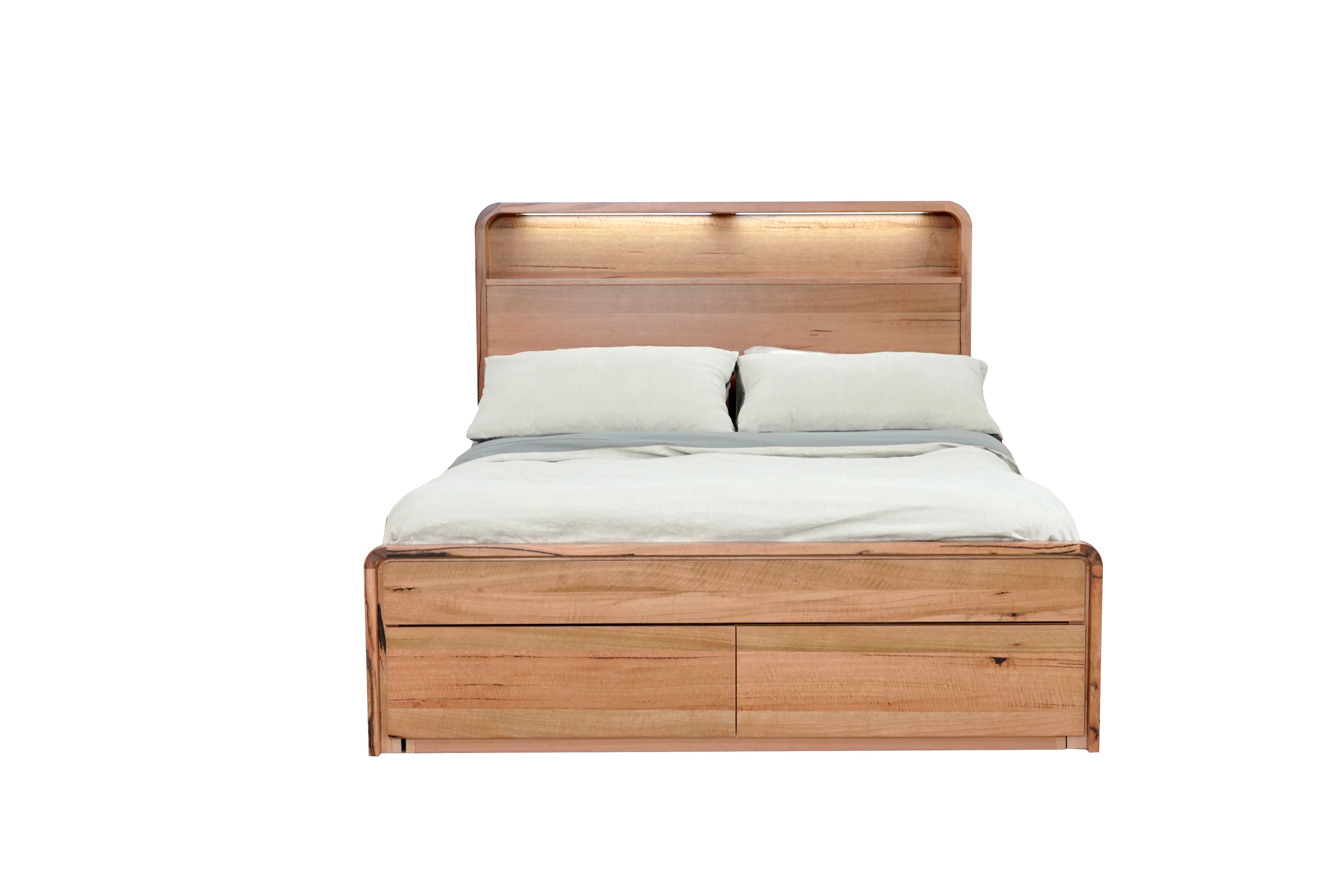 Product image of the  Macquarie Qb Bed W/Gas Lift & Drawers from Forty Winks