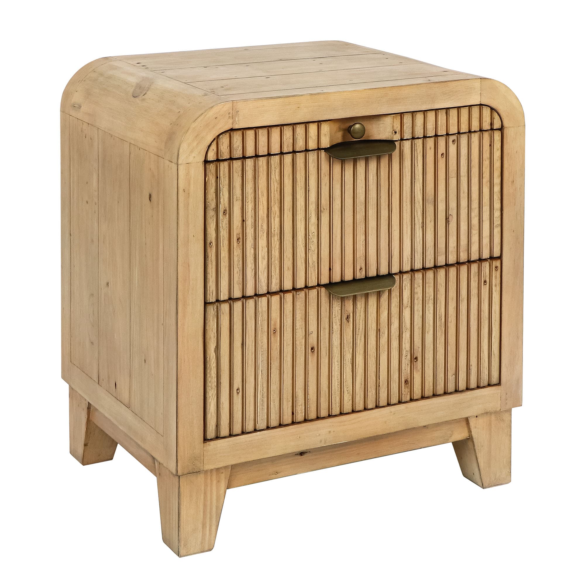Lifestyle image of the  Ollie Bedside Table from Forty Winks