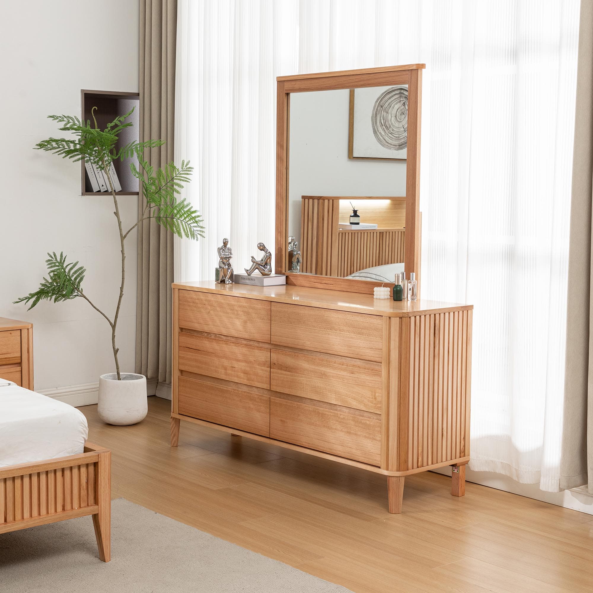 Lifestyle image of the  Royce Mirror from Forty Winks