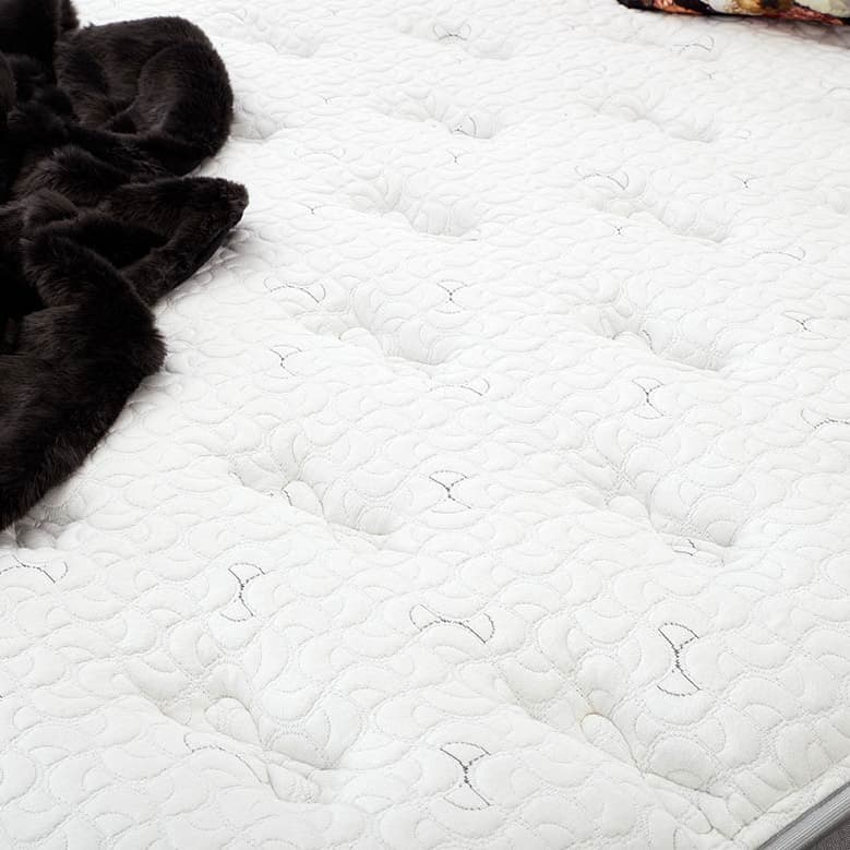 Lifestyle image of the  Myside Gen 1 Qb Mattress Gold/Blue from Forty Winks