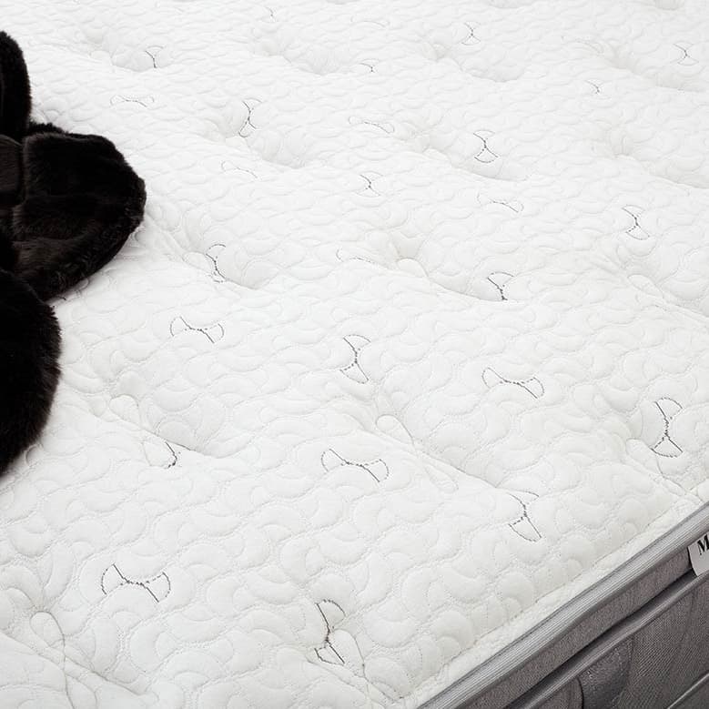 Lifestyle image of the  Myside Gen 1 Qb Mattress Green/Red from Forty Winks