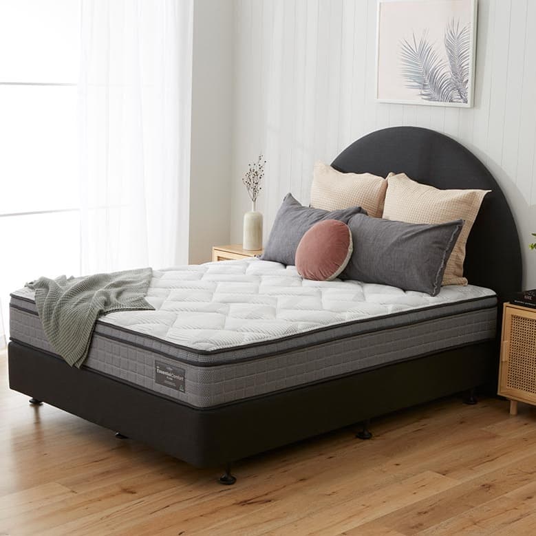 Lifestyle image of the  Essential Comfort Plush Mattress Qb from Forty Winks