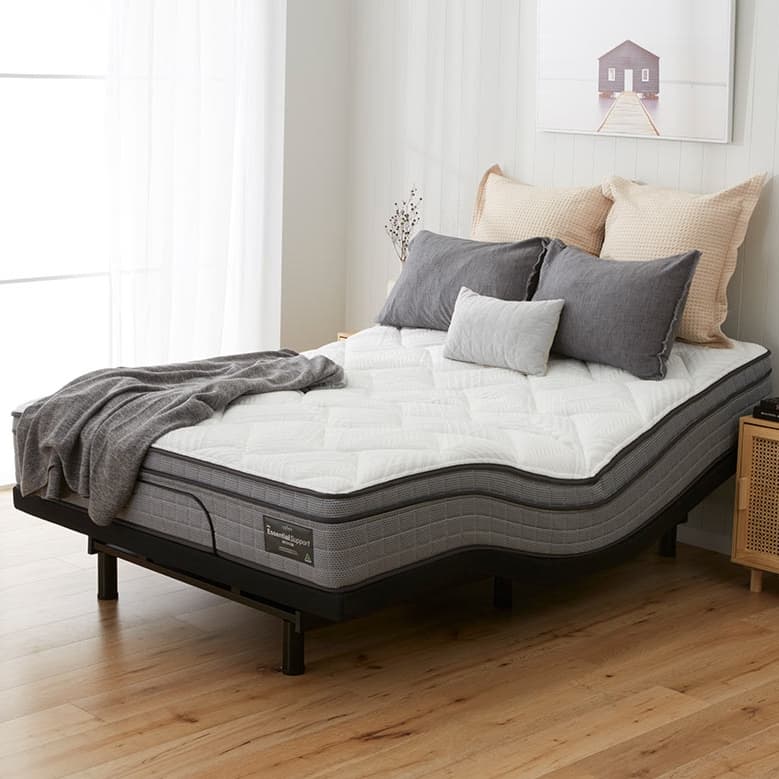 Lifestyle image of the  Essential Support Plush Qb Mattress from Forty Winks