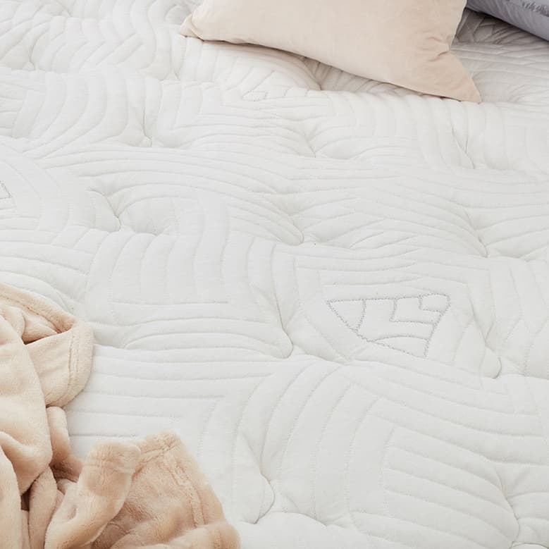 Lifestyle image of the  Myside Gen 5 Qb Mattress Green/Red from Forty Winks