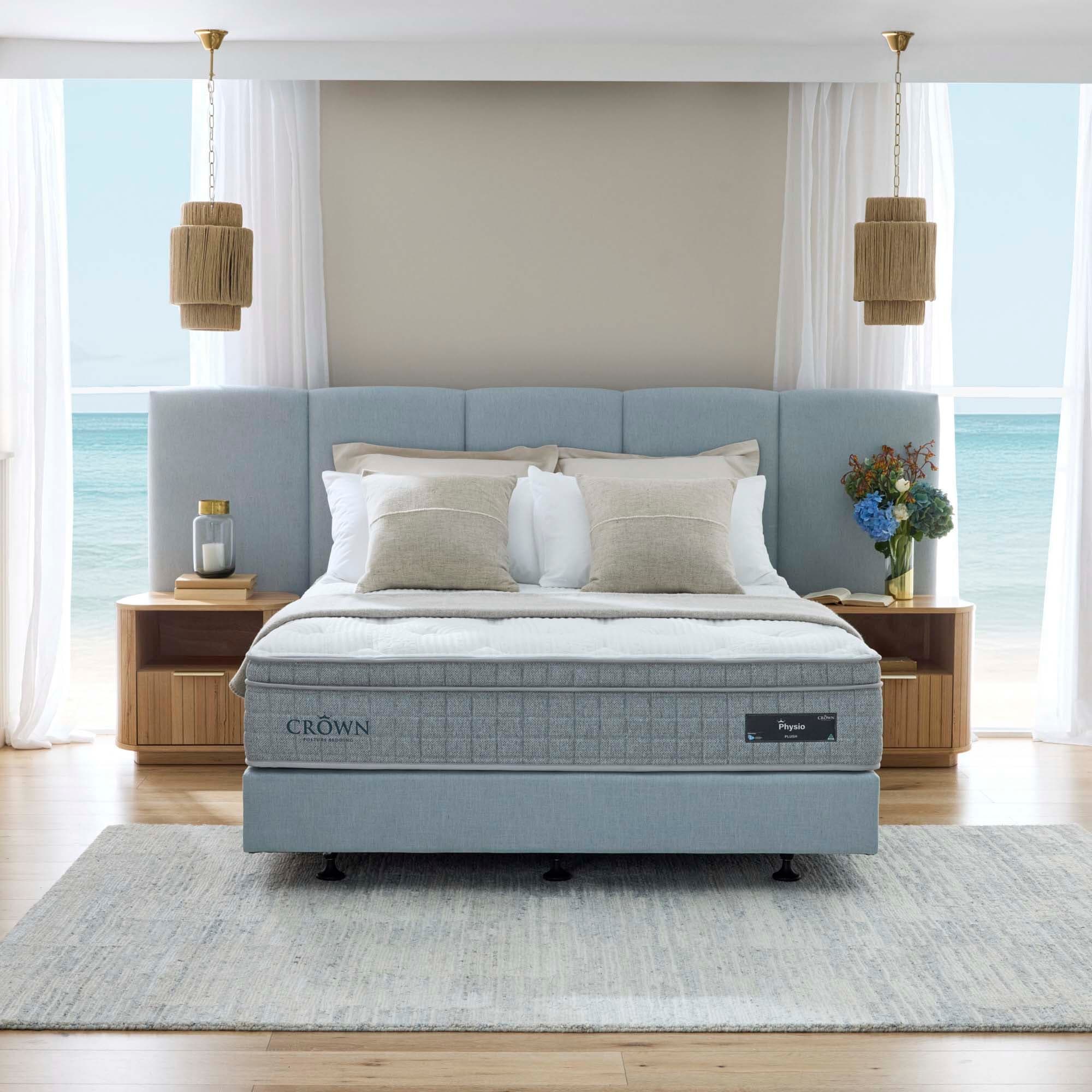 Lifestyle image of the  Physio Plush Qb Mattress from Forty Winks