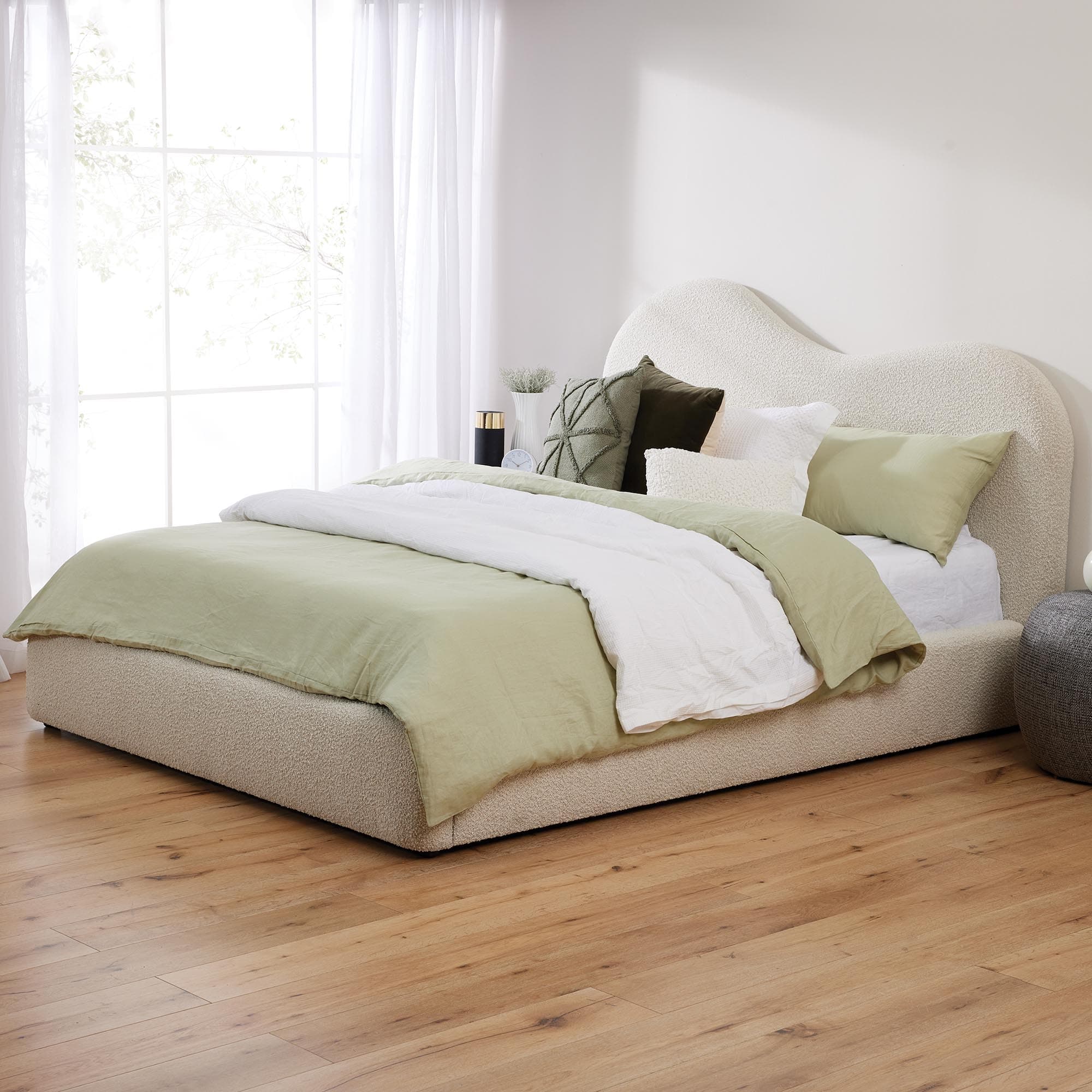 Lifestyle image of the  Sorrento Bed Set 5Pce Qb from Forty Winks
