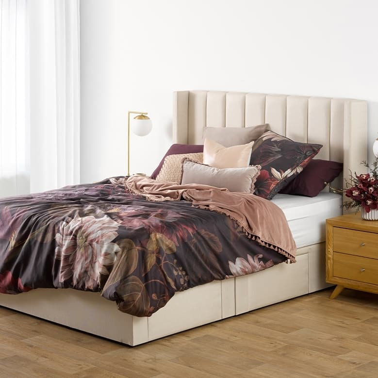 Lifestyle image of the  Isabella Qb Bed Head from Forty Winks
