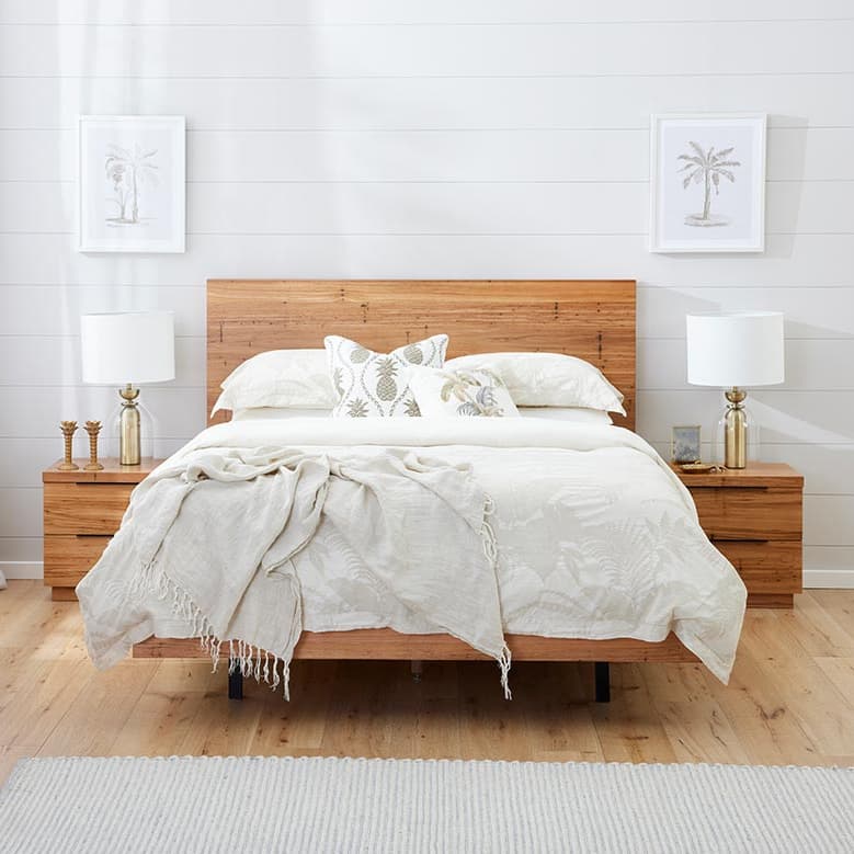 Lifestyle image of the  Urban Qb Bed W/Floating Base from Forty Winks