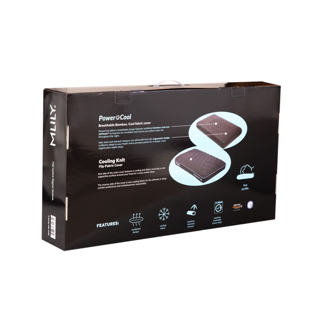Product image of the  Mlily Power Cool Pillow Low Profile (70X40X13) from Forty Winks