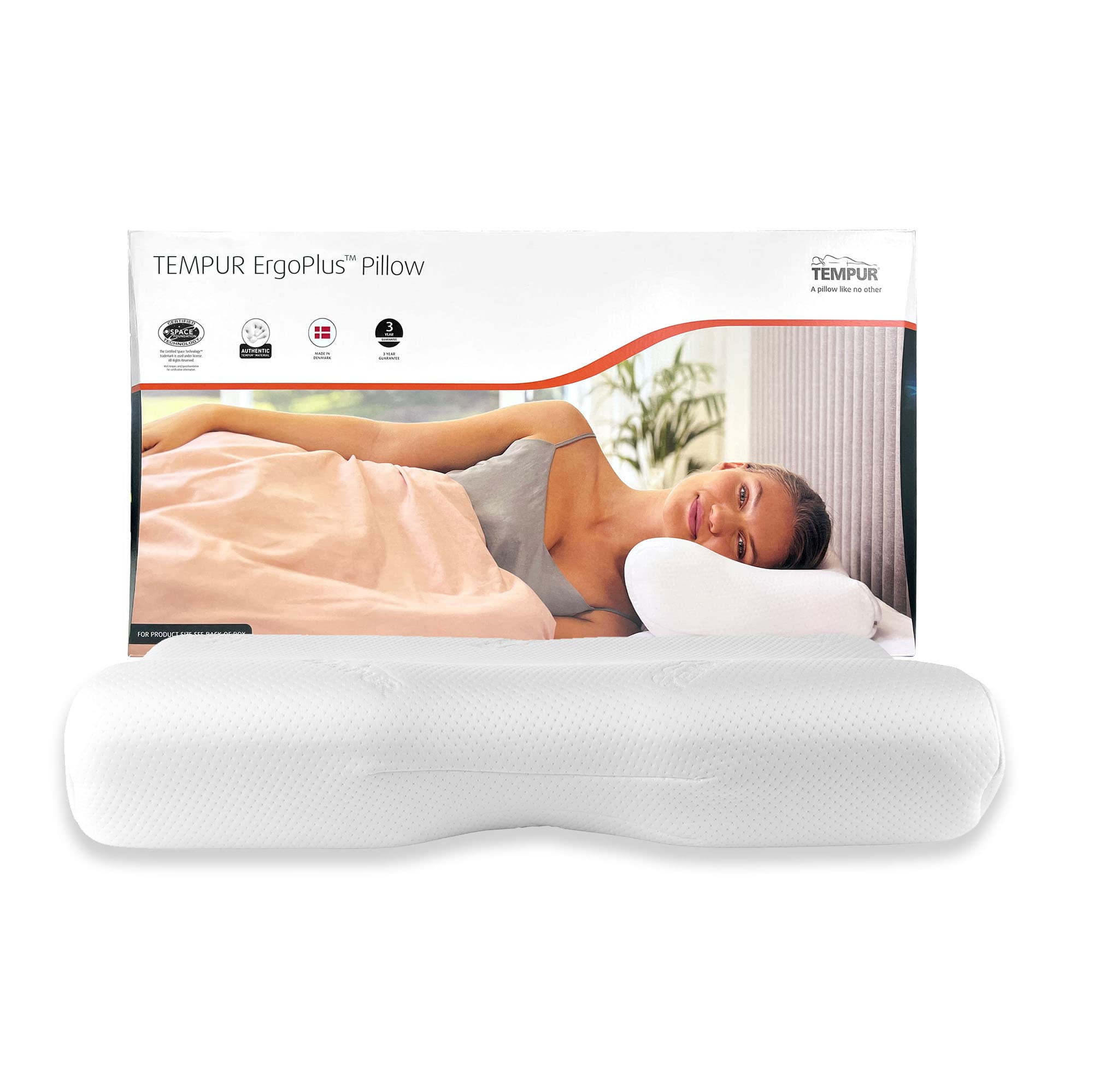 Product image of the  Tempur Pillow Ergoplus Q/Med 64X32X11/6 from Forty Winks