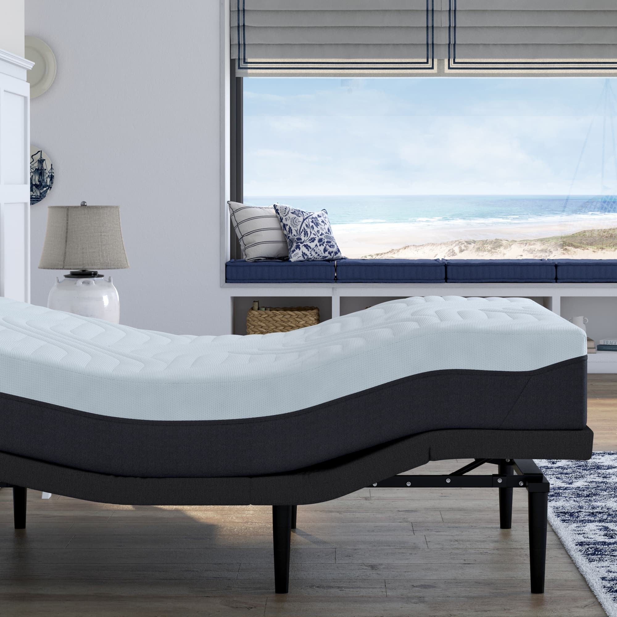 Lifestyle image of the  Tempur Ergo Pro Smart Qb Zero-G Adjustable Base from Forty Winks
