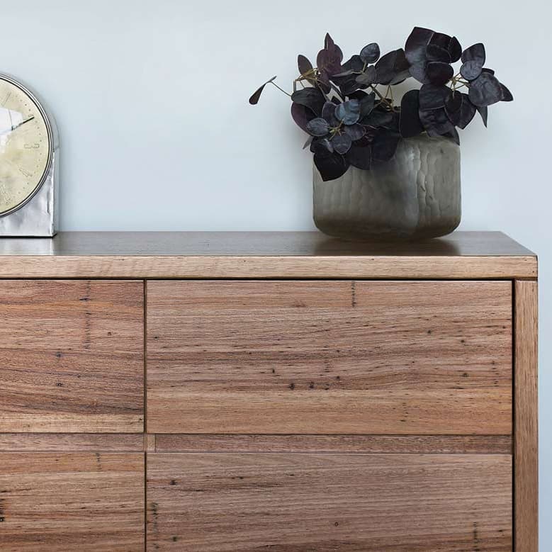 Lifestyle image of the  Lucca Dresser 9 Drawer (Light Ash) from Forty Winks
