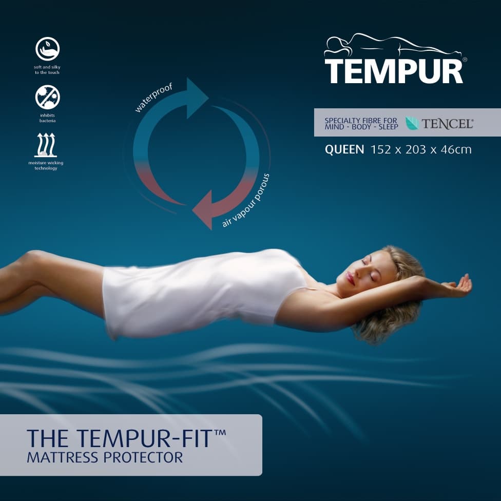 Product image of the Tempur-Fit Mattress Protector Qb from Forty Winks