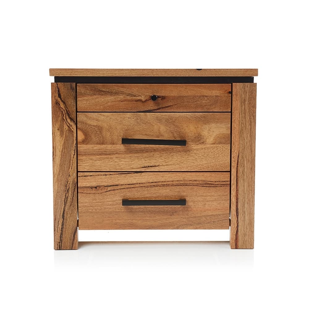 3D image of the  Maya Bedside Table 2 Drw from Forty Winks