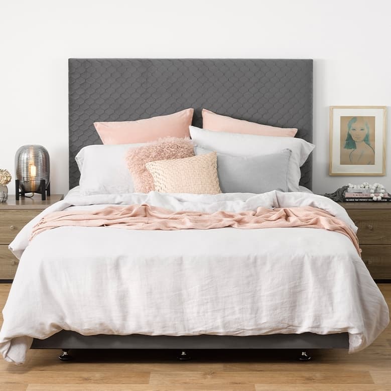 Lifestyle image of the  Sydney Qb Bed Head from Forty Winks
