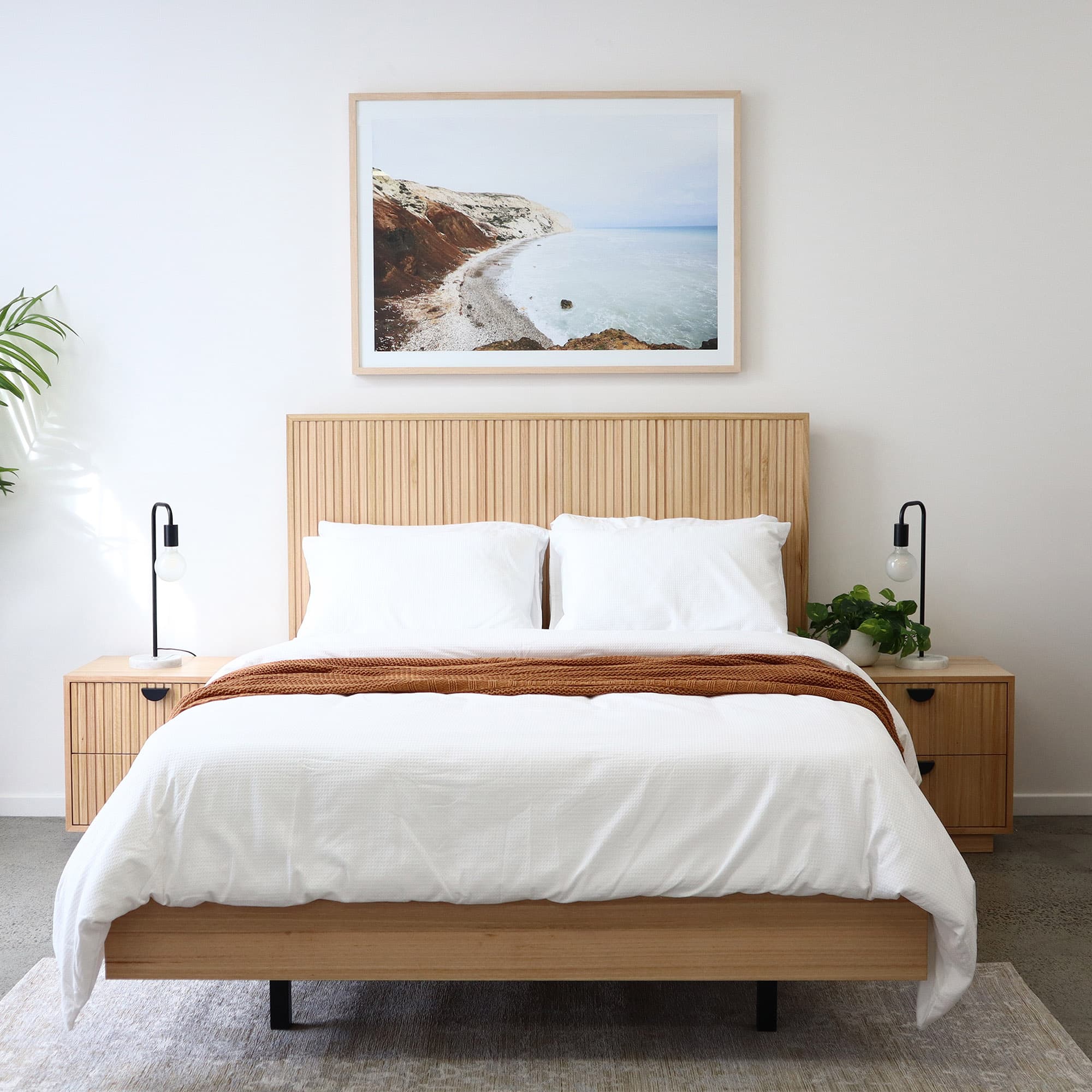 Lifestyle image of the  Sebel Bedside Table from Forty Winks