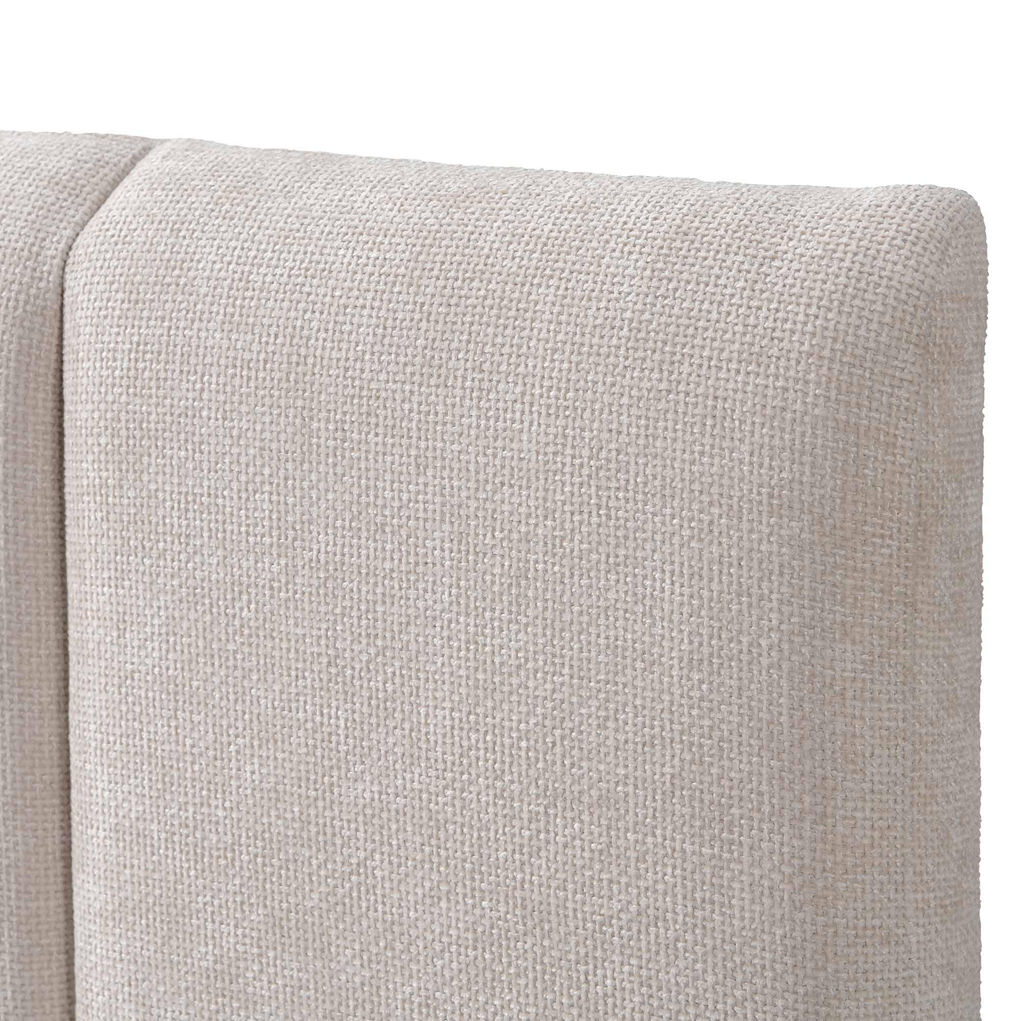 Detail image of the  Harlow Qb Bed W/Gas Lift (Beige) from Forty Winks