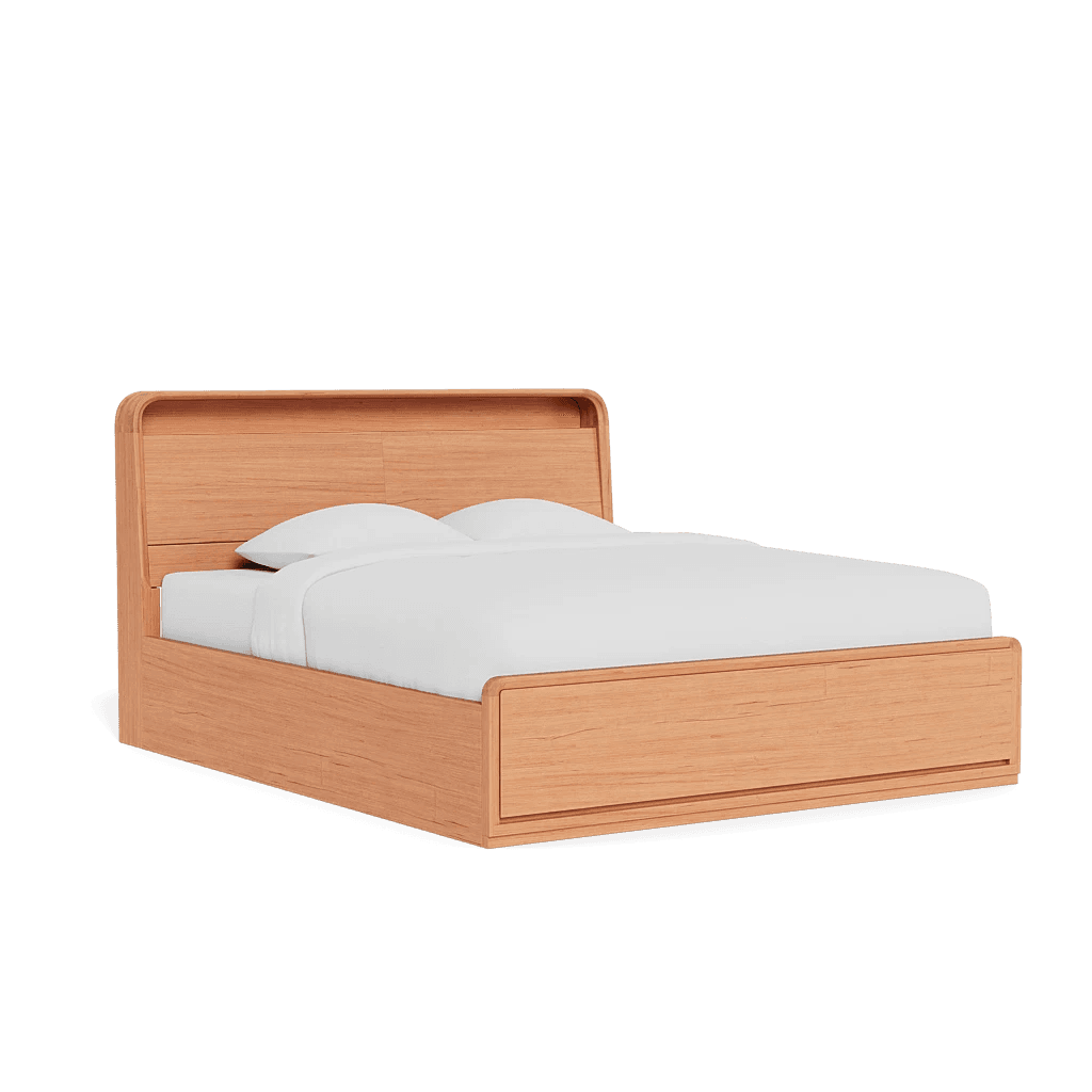 Valentine bed frame with an upholstered bedhead