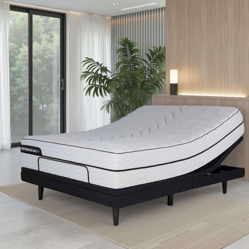 Lifestyle image of the Iadjust Gold Qb Adjustable Base from Forty Winks