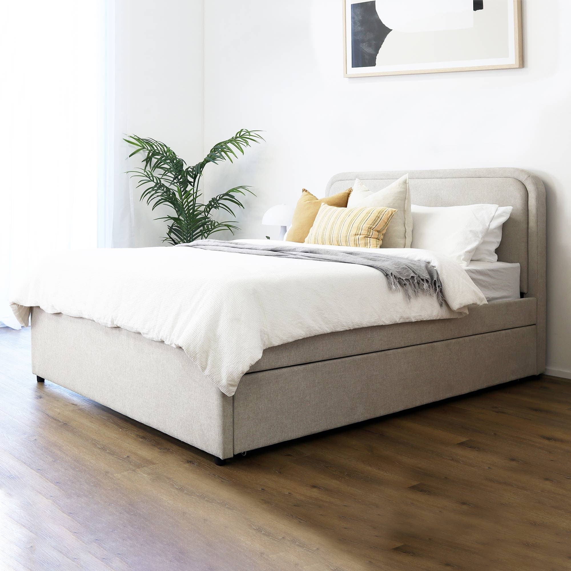 Lifestyle image of the Eden Qb Bed W/Trundle from Forty Winks