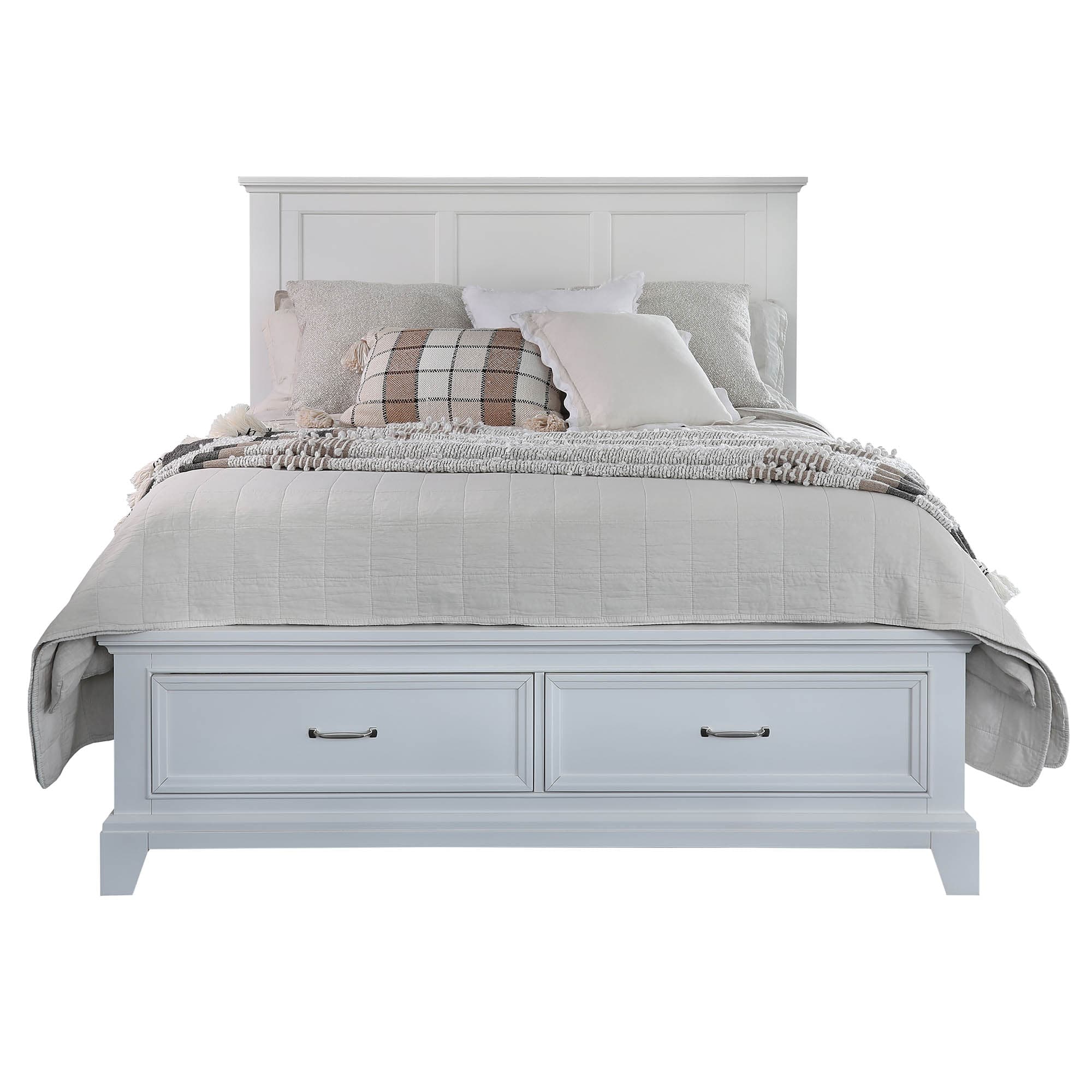 3D image of the Fulham Qb Bed W/Drawers In Foot from Forty Winks