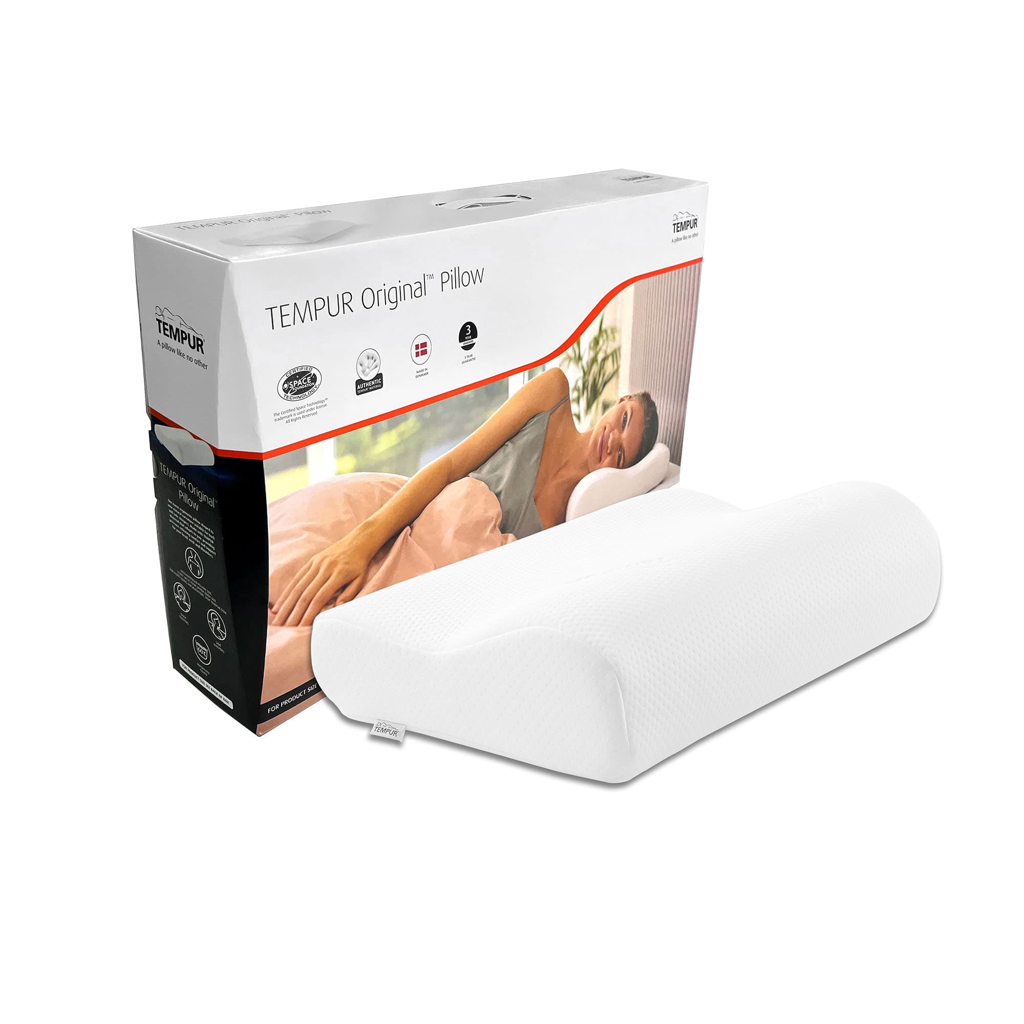 3D image of the Tempur Pillow Original Q/Med 61X31X10/7 from Forty Winks