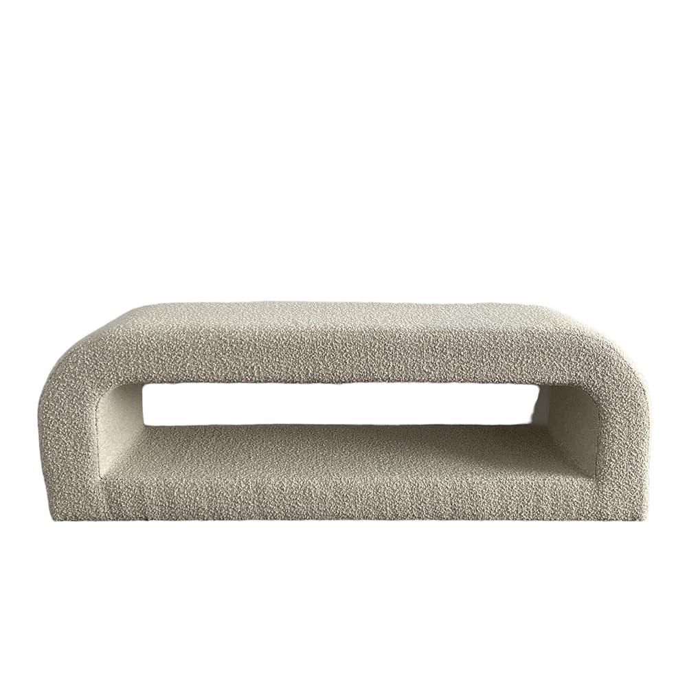 3D image of the Louie Stool 60Cm Ovis Ivory from Forty Winks